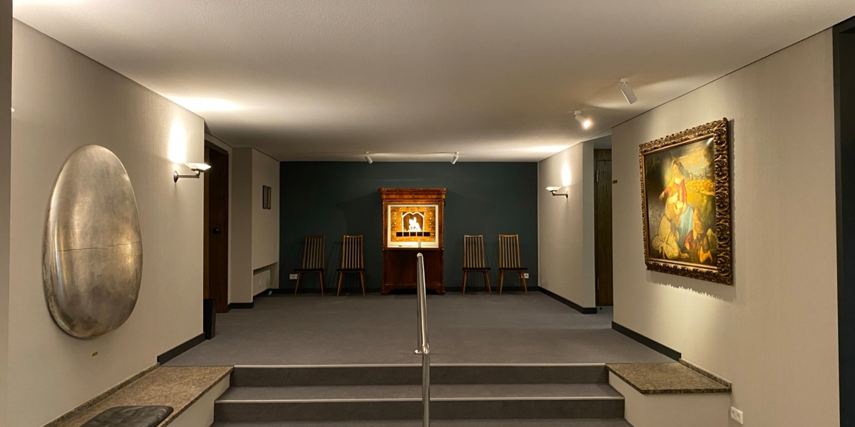 Vorraum Blick Sekretär